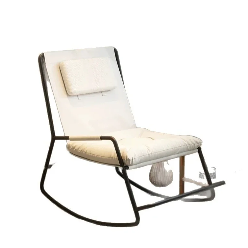 Rocking chair household living room leisure lazy sofa chair balcony lunch break rocking chair