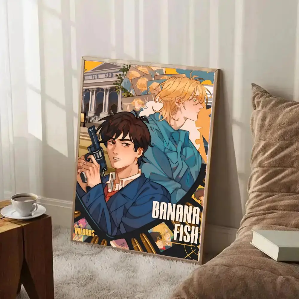 Banana Fish Anime-Leinwand-Poster, Kunst, HD, fortschrittliches ästhetisches Druckpapier, Wandkunst für Wohnzimmer, Heimdekoration – Detail 8
