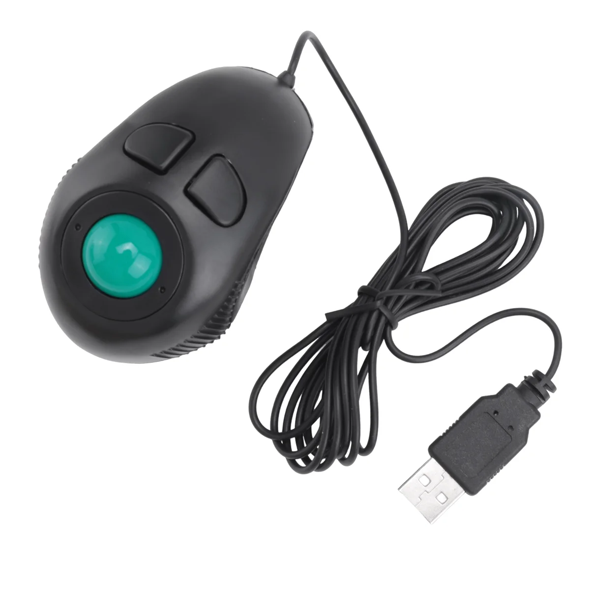 ABLJ Mini ratón Trackball USB 4D portátil de mano con dedo