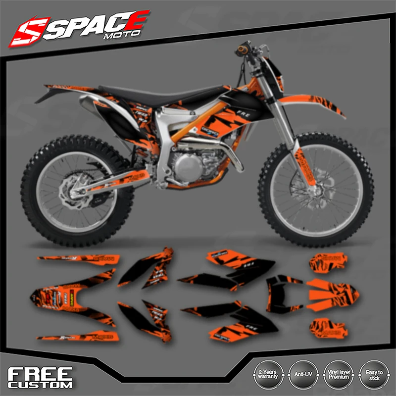 

SPACE Custom for KTM 2012 2013 2014 2015 2017 REERIDE 2018 2019 2020 2021 Motorcycle Graphics Background Decal Stickers Kits 03