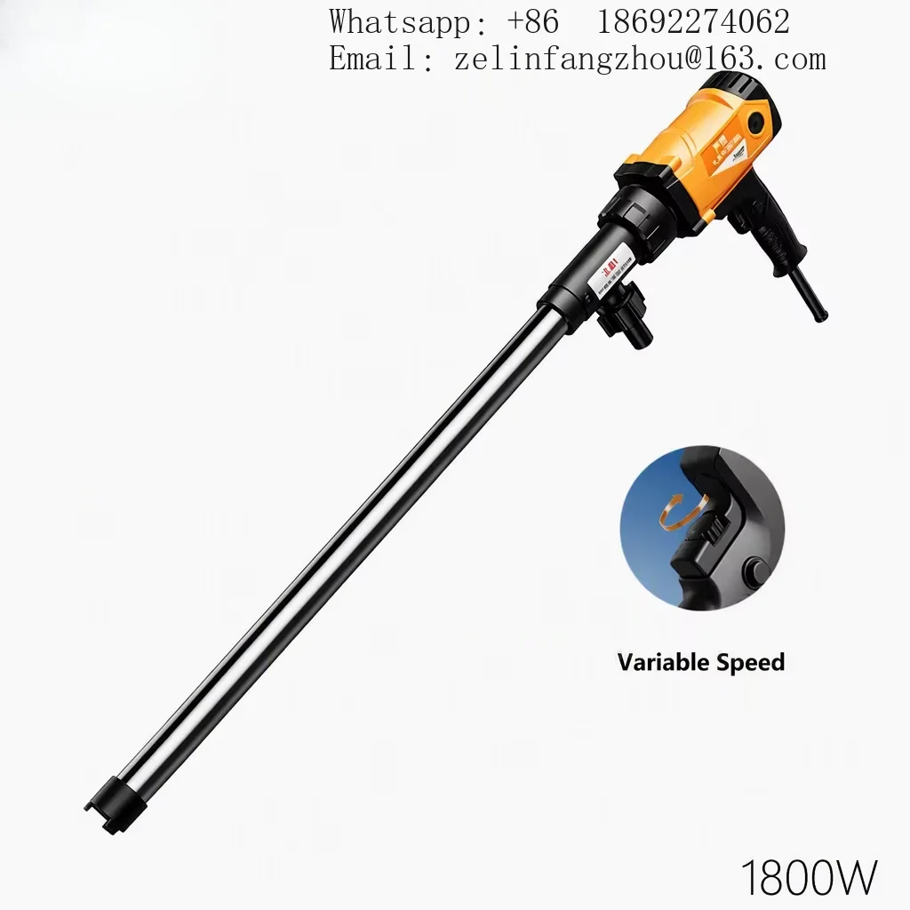 CAVITT 1800W High Pressure High Power Variable Speed Electric Drum Pump PTFE PPR Alloy Industrial Chemical Solvent Pro