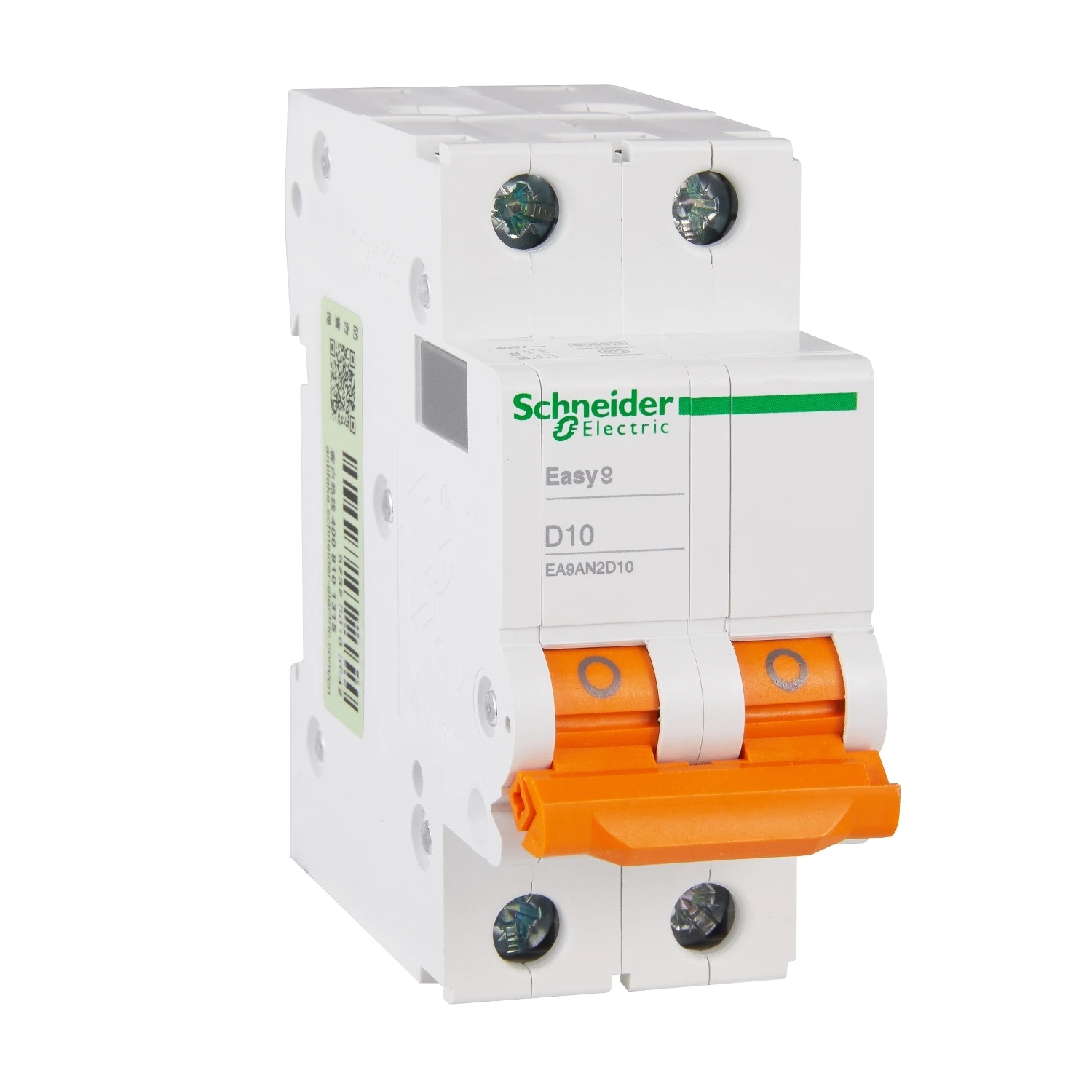 

Schneider EA9 Series 2P D10A EA9AN2D10 circuit breaker