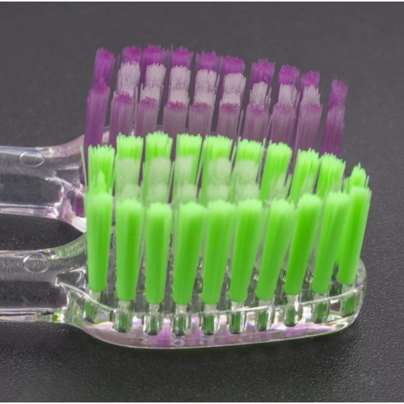 10Pcs Orthodontic Braces Toothbrush L Shaped Short Interdental Brush V Shape Soft Bristle Tooth Brush Double Head for Tooth Gaps