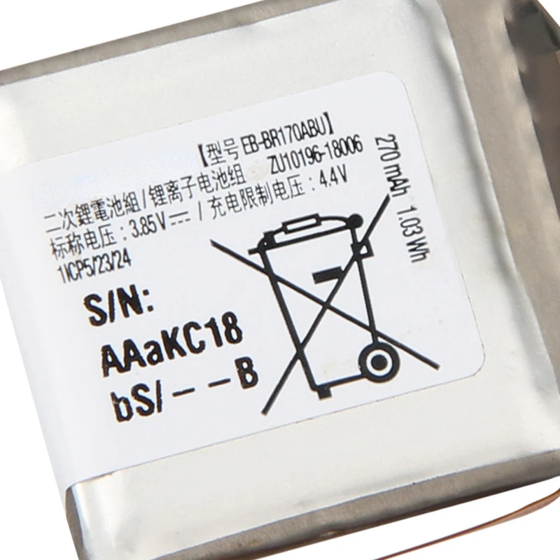 Rechargeable Battery EB-BR800ABU For Samsung Gear S4 SM-R810 42mm SM-R800 46mm SM-R805 R800 R810 R805 SM-R815 Smart Watch