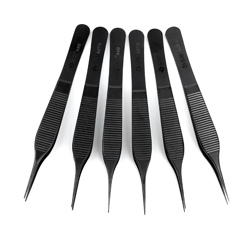 ملاقط بطن كبيرة، جراحة تجميلية شاملة للأنف، أداة جراحة جفن مزدوج، ملاقط مسننة