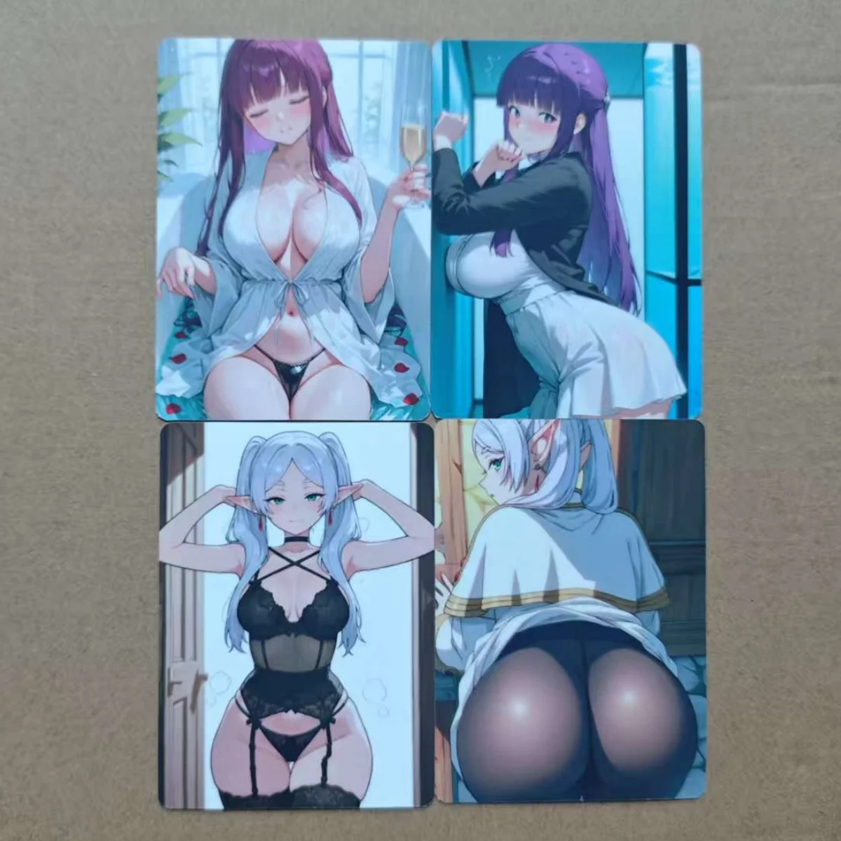 8 قطع/مجموعة بطاقة فريرين المثيرة: ما وراء نهاية الرحلة فريرين فرن أوبيل ​ ​ بطاقة مجموعة فلامي الجميلة للفتيات 18+ مزدوجة الجانب