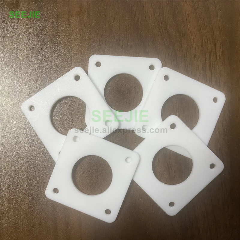 5pcs NEMA 17/NEMA 23 Stepper Motor 2mm Anti Vibration PTFE dampers /isolator gaskets laser cut for 3D printers