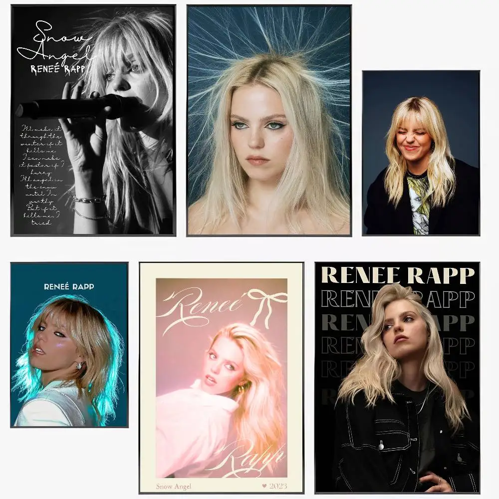 Pop Singer A-Actor Renee Rapp Poster HD Art Sticky Wall Waterproof Home Living Room Bedroom Bar Aesthetic Decoration