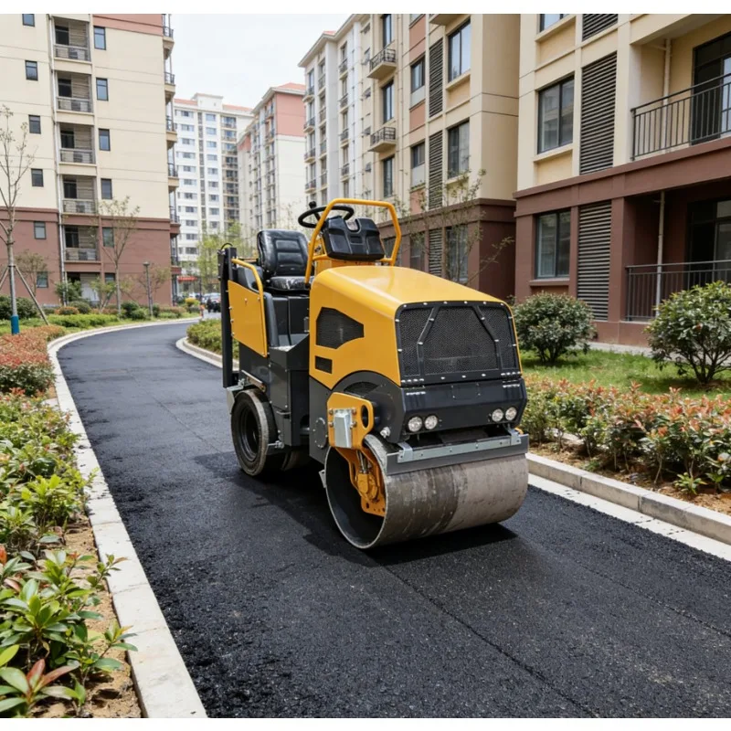 Quality Assurance 700 kg Road Roller Compactor - Compact and Efficient for Small-Scale Paving and Soil Compaction