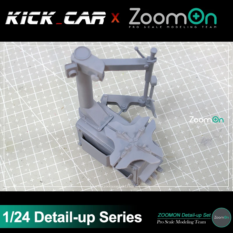 ZoomOn Z096 Tyre Changer Detail-up Modified Parts For Assembled Model Hobbyist Gift for Professional Adults