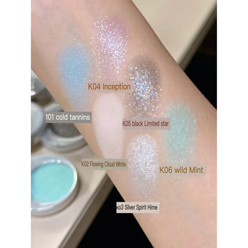 Uhue Ombretto Crema Occhi Polar Dolce Fresco Nero Rosa Piccolo Colore Perla Lucido Fumé Versatile Luminoso