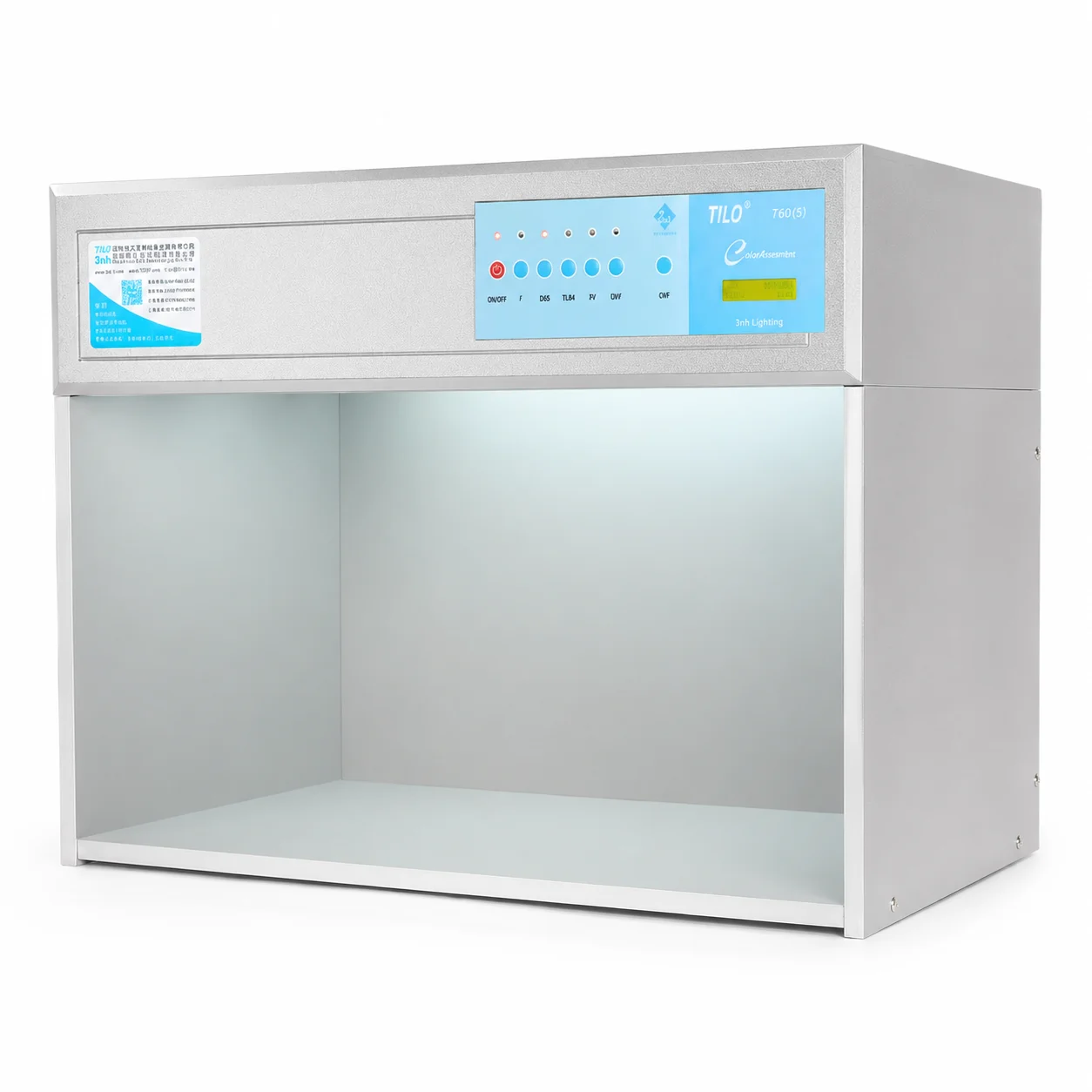 Color Assessment Cabinet D65 TL84 UV CWF Light Box for Textile Color Matching