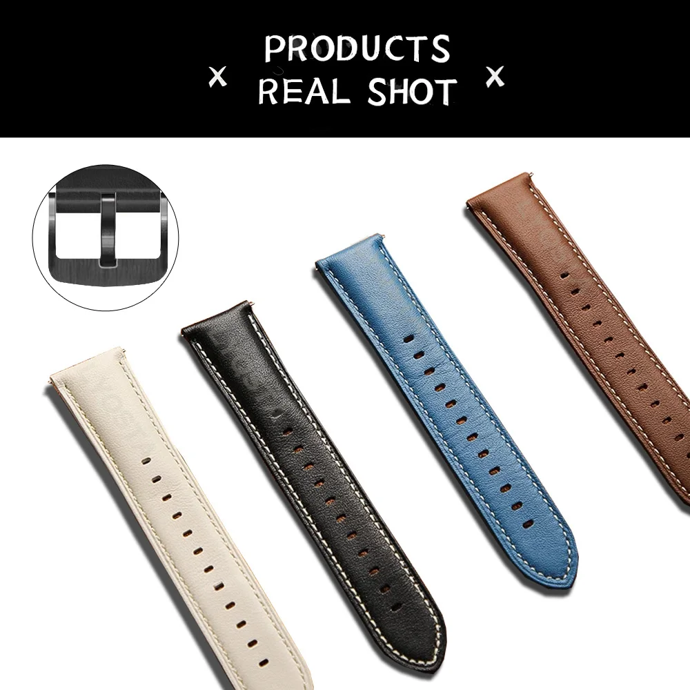 22mm Smartwatch Belt Band For Huawei Watch GT4 46mm/GT 5 GT5 GT 3 Pro 46mm GT 2Pro Bracelet Leather Strap Watchband Replacement