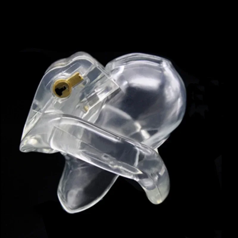 Hot HT V3 Chastity Cage 3 Colors Cock Cage Chastity Device With 4 Rings Mini Penis Lock Belt Adult Sex Toys For Man Gay 18+Shop
