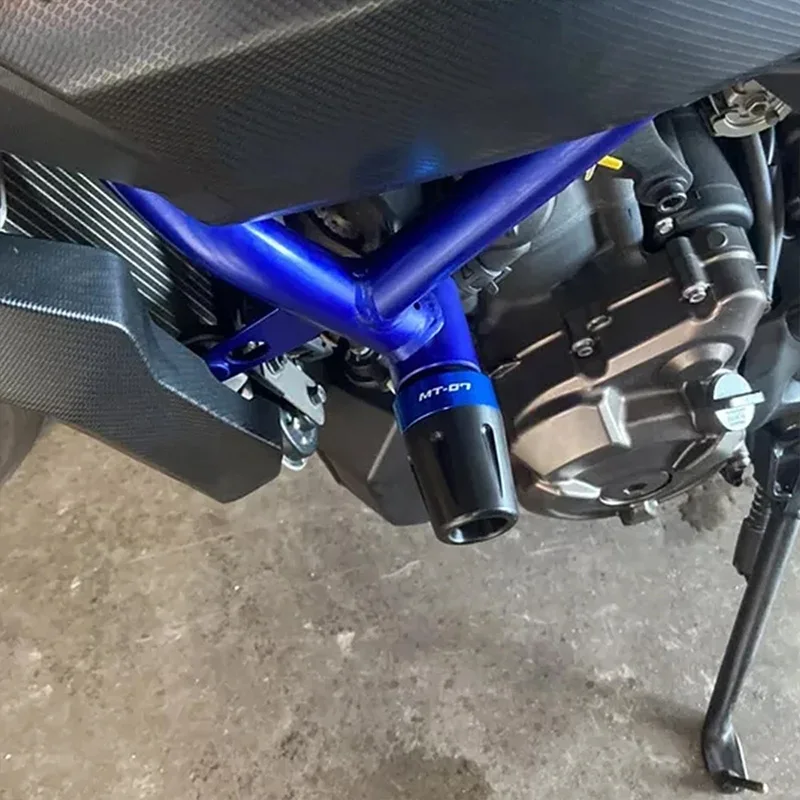 ヤマハ MT-07 FZ-07 クラッシュ保護スライダーバー-落下防止ボディ保護パッドオートバイ修正モトアクセサリー