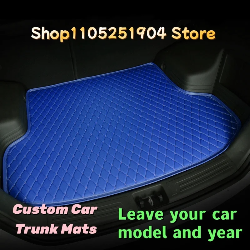 

Artificial Leather Cargo Liner Custom Car Trunk Mats For Audi S8 D3 2006 2007 2008 2009 2010 2011 Car Mat Accessories Carpet