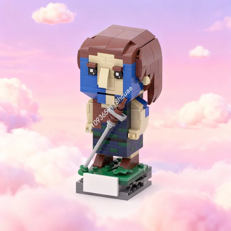 

Набор строительных блоков MOC Brave Heart Brickheadz, 339 деталей, конструктор, рождественский подарок, развивающая игрушка для сборки своими руками, креативный подарок