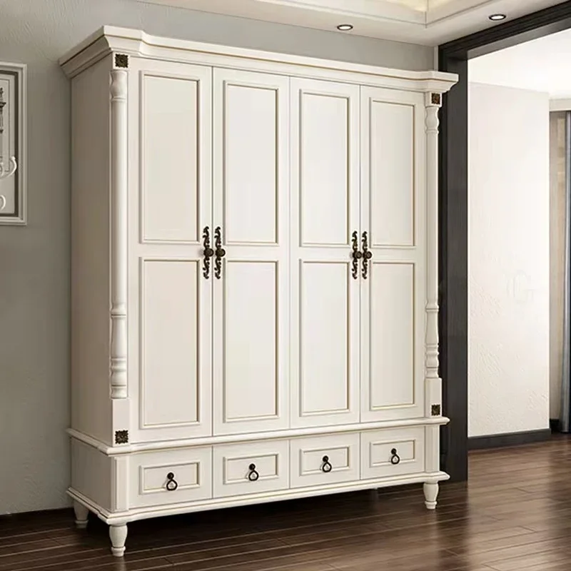 

Girls Women Storage Wardrobes Wood Luxury Drawers White Home Wardrobes Closet Organizer Armario De Ropa Bedroom Furniture