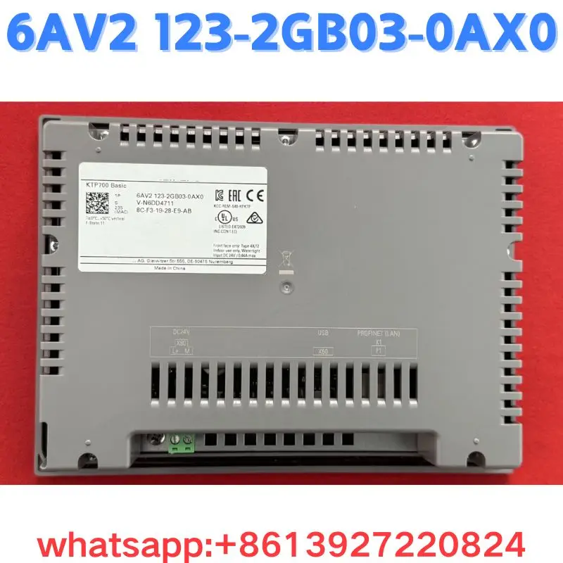 Used  Touch Panel 6AV2 123-2GB03-0AX0 OK Fast Shipping