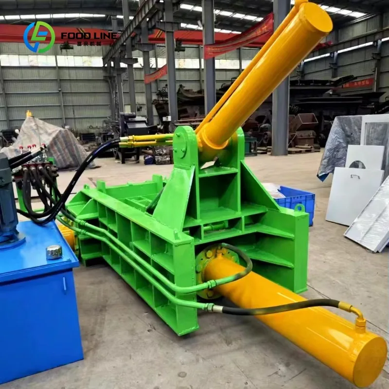 Customized Only One Stock Machine VANER V-B1000  Good Deal Price Metal Baler Machine Hydraulic Baler Horizontal Baler Machine