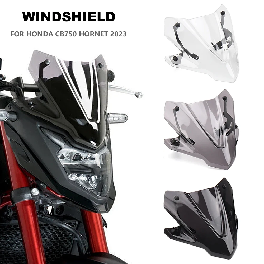 

Front Windshield Fairing Wind Screen For Honda CB750 Hornet CB 750 HORNET 2023 Motorcycle Accessories Windscreen Air Deflector