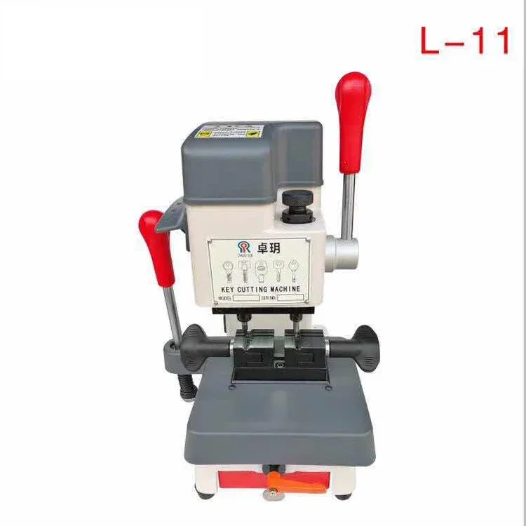 Vertical Key Duplication Machine 220V AC for Locksmith Shop Use – Compatible with L11Q Model with Quick-Change Fixture System