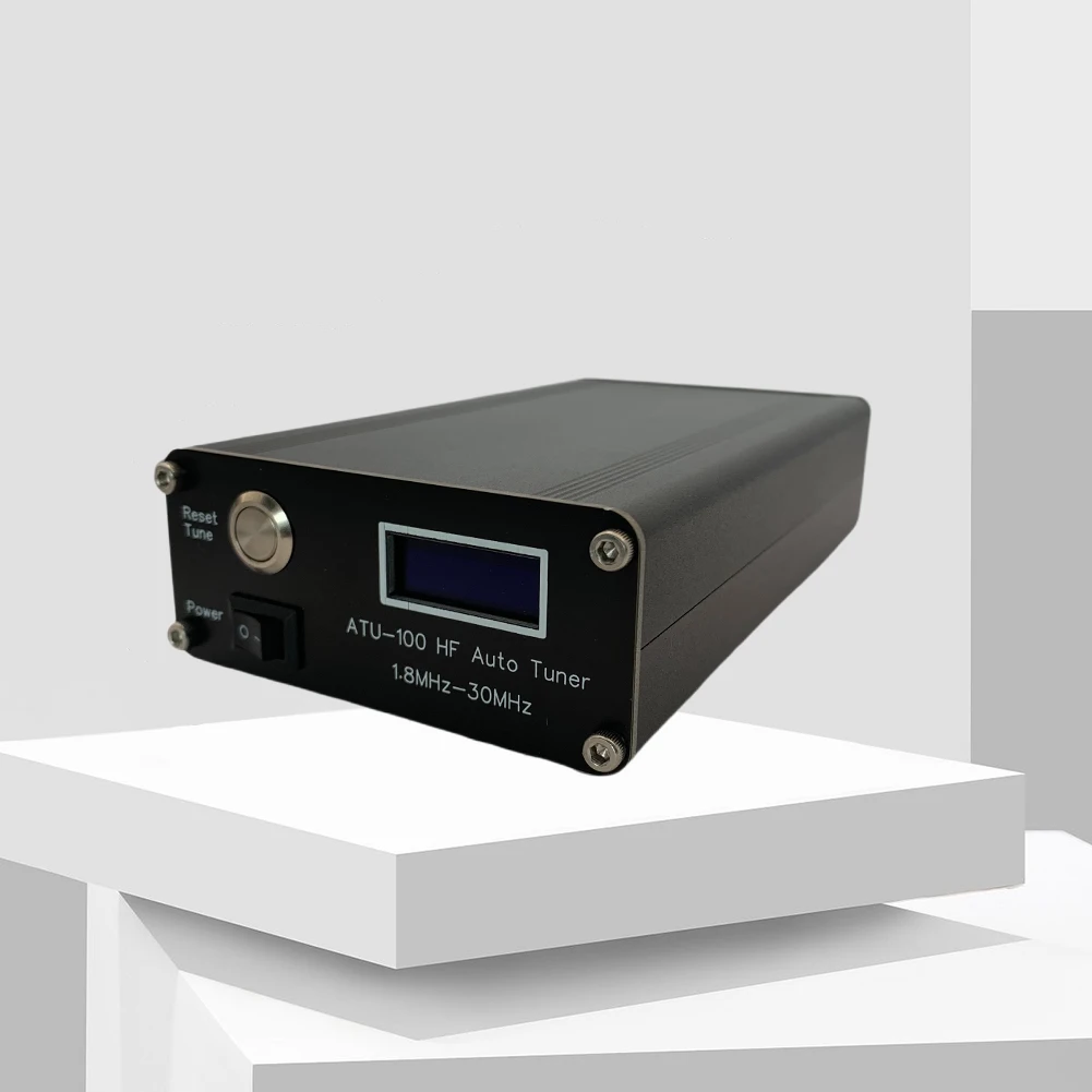 ATU-100 HF Auto Tuner por N7DDC + 0,91 OLED V3.1 Sintonizador de Antena Automática Sintonizador de Antena HF Portátil 1.8MHz-30MHz