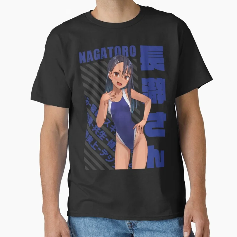 

Ijiranaide Nagatoro-San - Dont Toy With Me Anime T shirt for man Large size Tops Manga Graphic Print Y2k Clothes Cartoon Tee