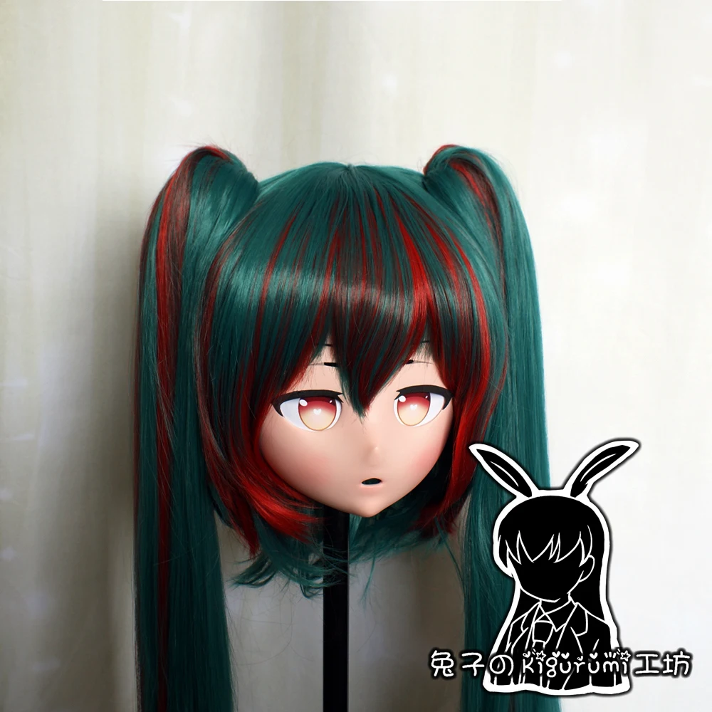 (RB678) qualité fait à la main femme/fille résine japonais Anime personnage de dessin animé Cosplay Dragon roi Kigurumi masque