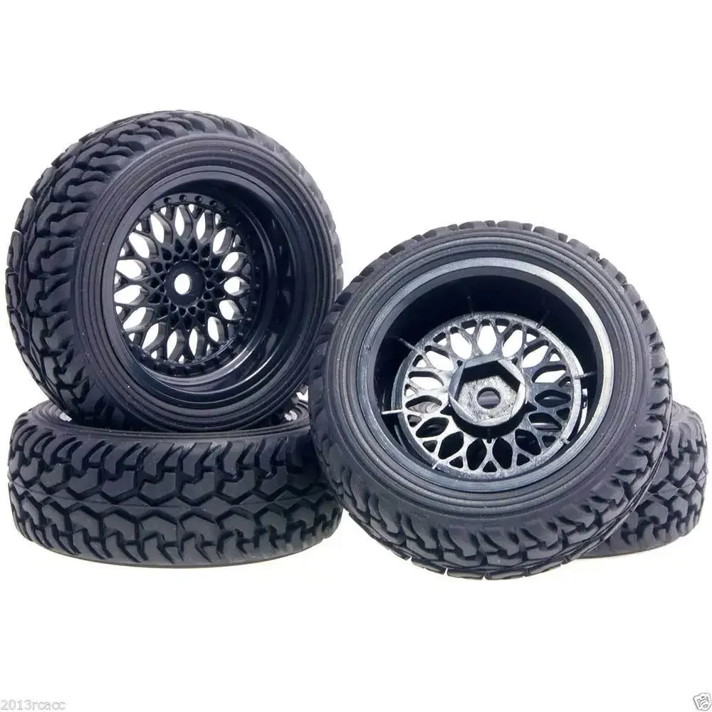 

RC 2080-8019 Wheel Offset:3mm & Rally Tires For 1:16 On-Road Rally Car