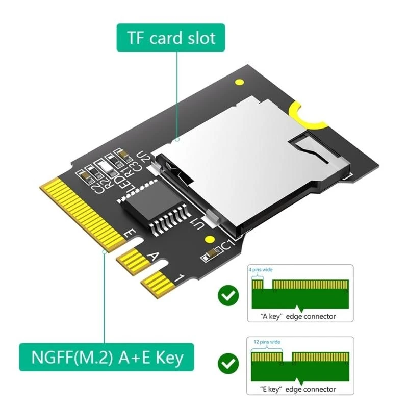 Increase Storage Flexibility with ABS Materials M.2 Adapter Better Performances High Compatibility