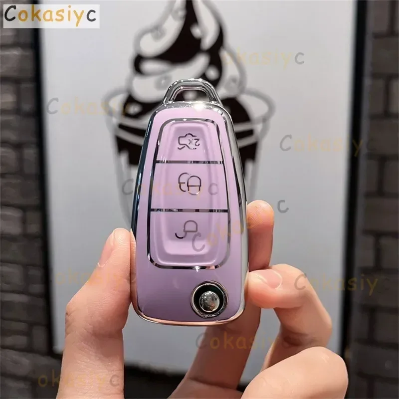 Car Key Case for Ford Focus mk2 mk3 2 3 Kuga Edge Ranger Mondeo s max c max 2008 2009 2010 2011 2012 2013 2014 2015 2016 Covers view 3