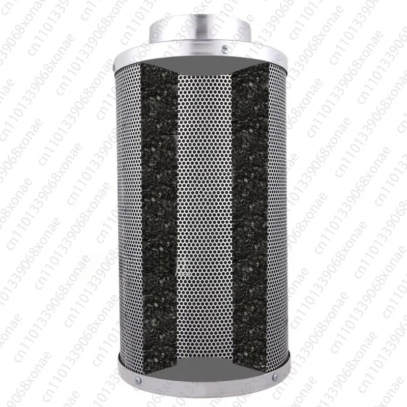 Purificador de filtro de ar de carbono ativado cilíndrico para tenda de planta de estufa de 4 polegadas, 6 polegadas e 8 polegadas