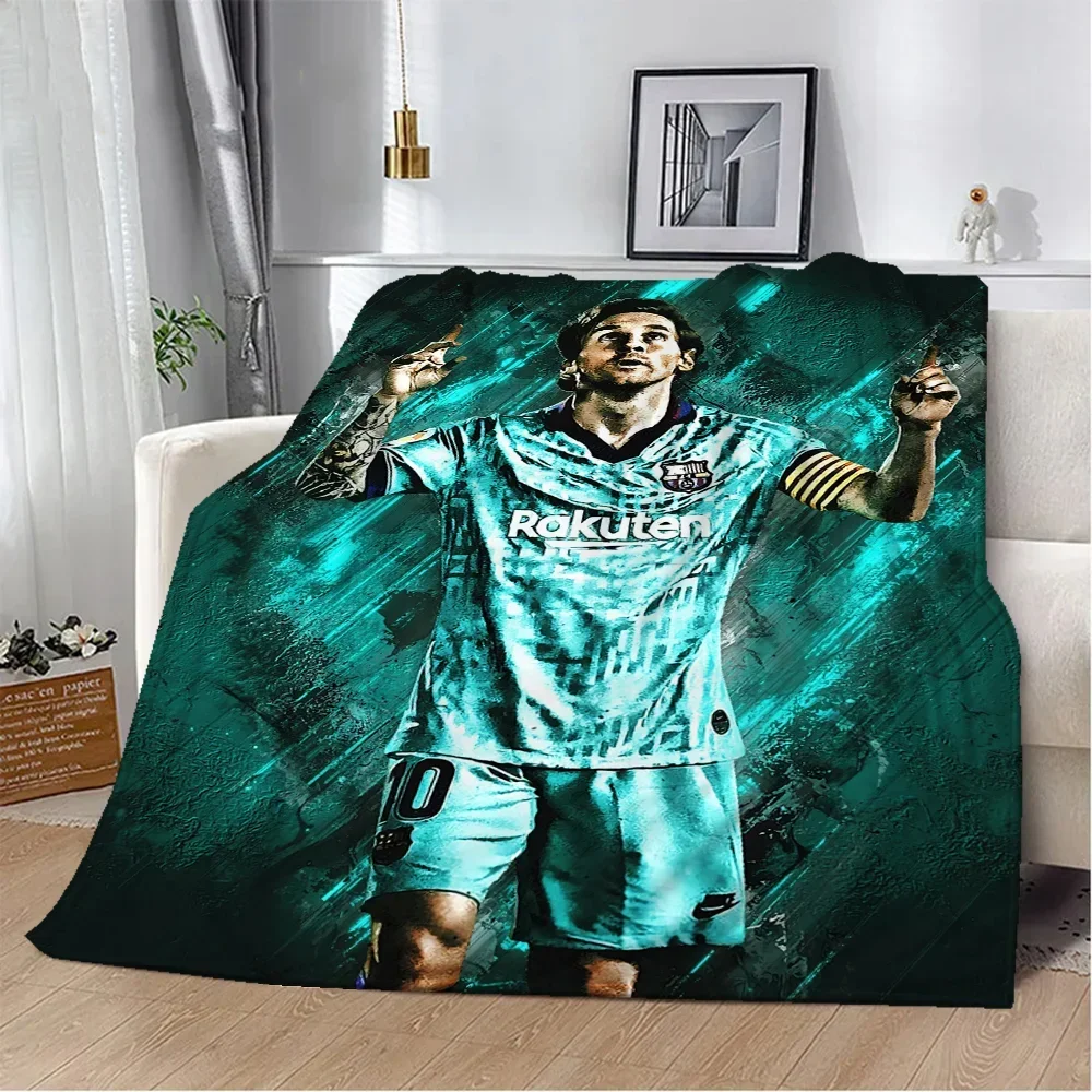 Woven Blanket 150x200 Messi Beach Towel Fluffy Plaid Luxury Blankets & Throw Home and Decoration Microfiber Bedding Knee Soft