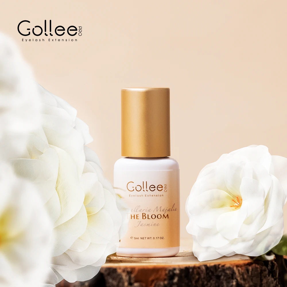 Gollee 1s Dry Eyelash Bond Mixed floral fragrance Eyelash Extension Glue with Bonder Glue Lash Fast Accelerator Waterproof Bond