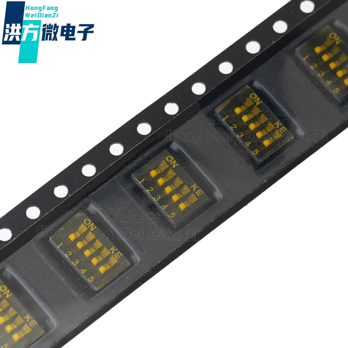 5 шт. оригинальный, переключатель циферблата, расстояние 1,27 мм, KE,SMD(J-pin) СГИБ внутрь, обмотка ног, позолота, 5-позиционный переключатель, модель: DSHP05TJGER