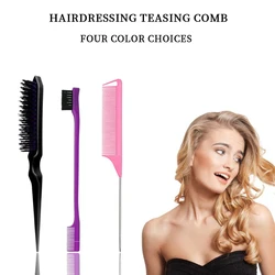 3pcs/lot Double Sided Edge Control Brush Set Hair Styling Brush Accessories New Oil-Baked Brush Comb Styling Partition Comb