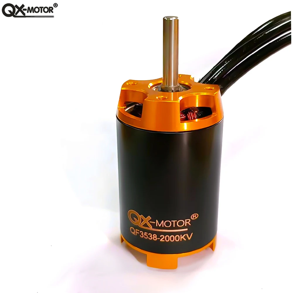 ​ QX-MOTOR 80 mm EDF 12-łopatkowy wentylator kanałowy CW / CCW z bezszczotkowym silnikiem QF3748 / 3538 do zdalnie sterowanych części zabawek