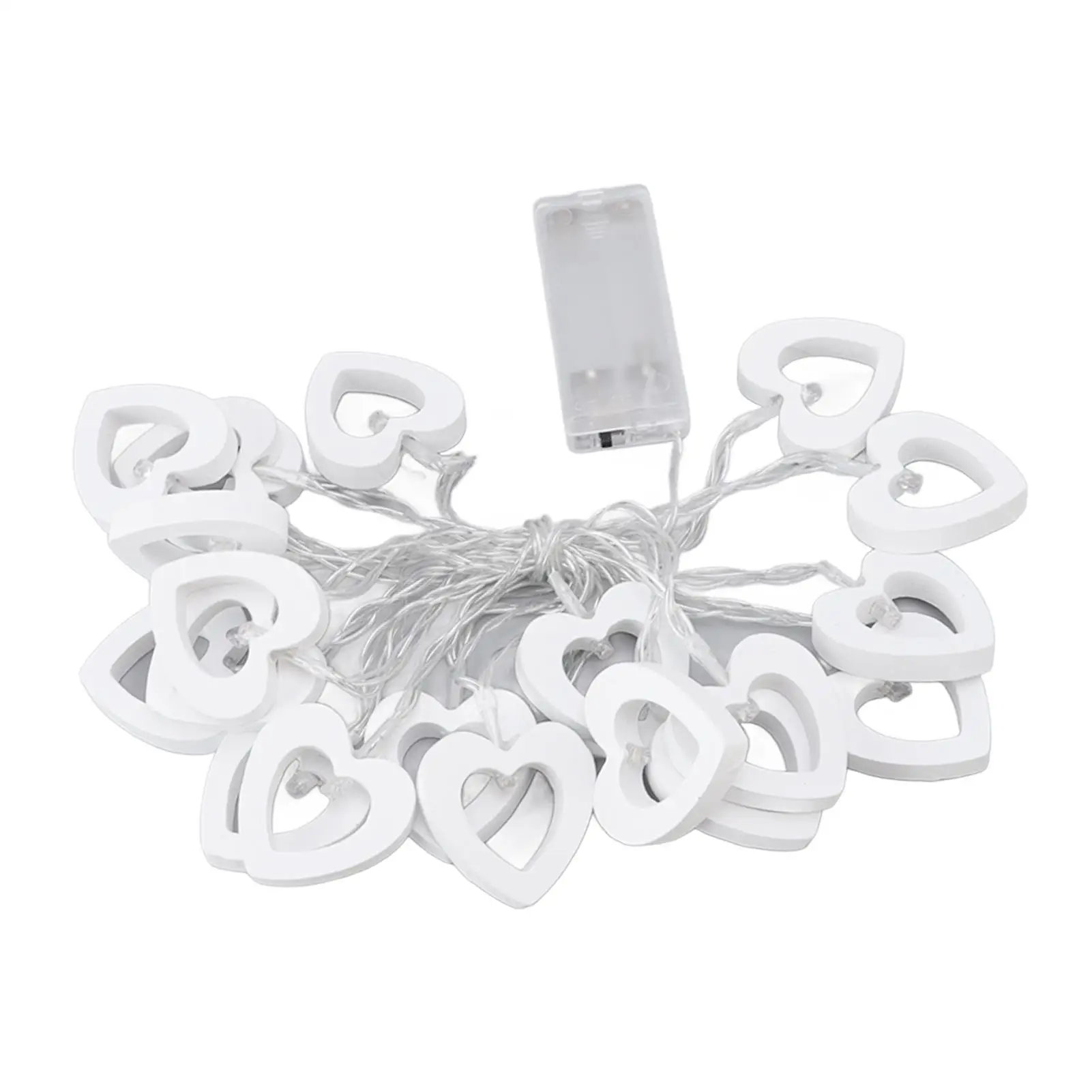 

3-метровые гирлянды в форме сердца, 20 светодиодов, водонепроницаемое дерево для свадебного использования