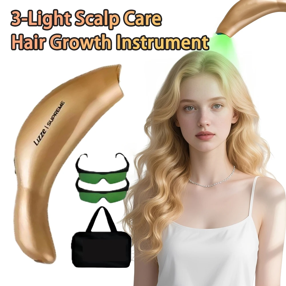 

Уход за кожей головы, устройство для роста волос, 3-уровневая фототерапия, против выпадения волос, лечение кожи головы, алопеция, ареata, вьющиеся волосы, восстановление, расслабляющий подарок