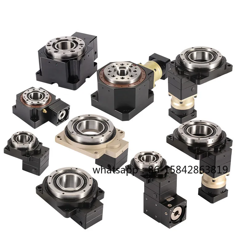 Right Angle Hollow Rotary Platform 60/85/200 Servo Gear Reducer Small Indexing Disc Precision Electric Turntable