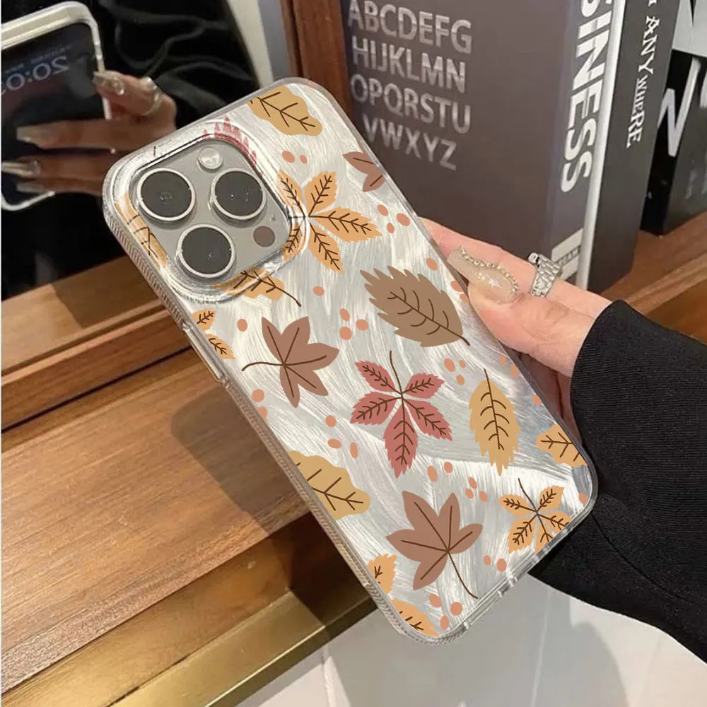 Drop-proof Autumn Leaves Phone Cases For Samsung Galaxy S26 S24 S25 Plus FE S23 S22 Ultra A36 A53 A35 A54 A55 A56 Silicone Cover