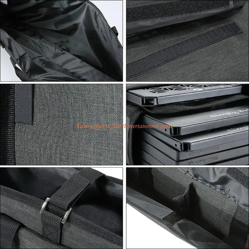 C4de مقاومة للماء حقيبة تخزين طاولة قابلة للطي مع مقبض للتخييم النزهات في الهواء الطلق #5