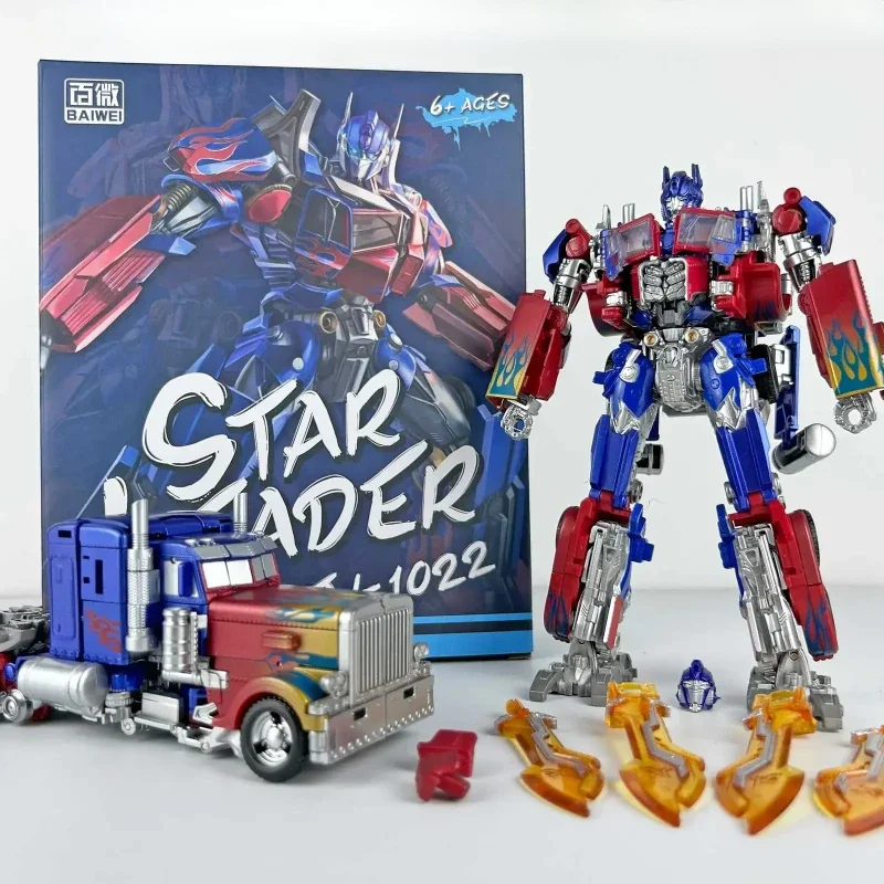 

【Spot Goods】BAIWEI Transformation Toy TW-1022EX Fine-coated OP Commander Robot Model Original Box Collection Gift