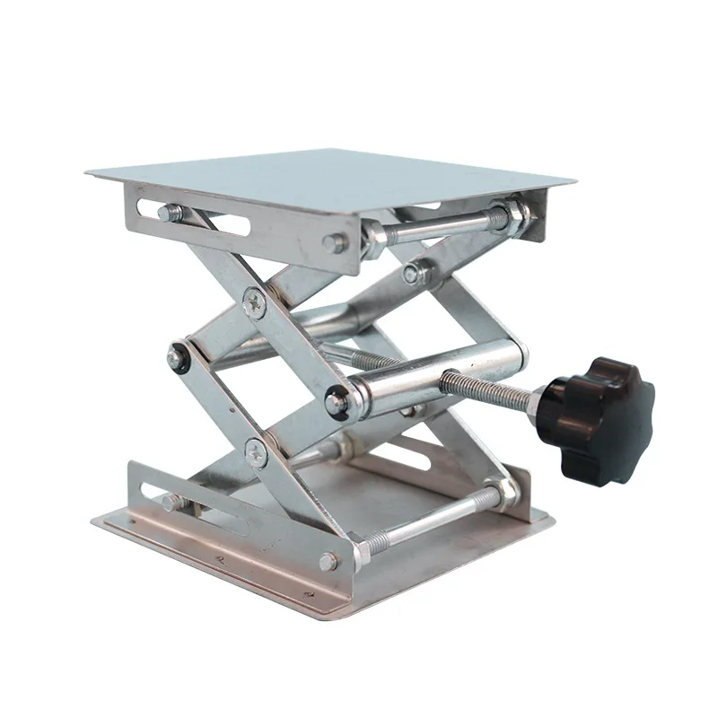 الفولاذ المقاوم للصدأ طاولة رفع آلات النجارة راوتر رافع قابل للتعديل النقش مختبر رفع منصة أدوات النجارة