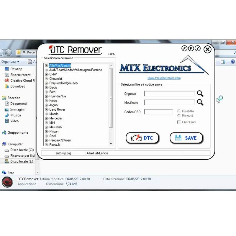 DTC Remover 2024 Hot sale For KESS KTAG FGTECH OBD2 Software MTX DTC Remover 1.8.5.0 With Keygen DTC SW Software ECU Fault