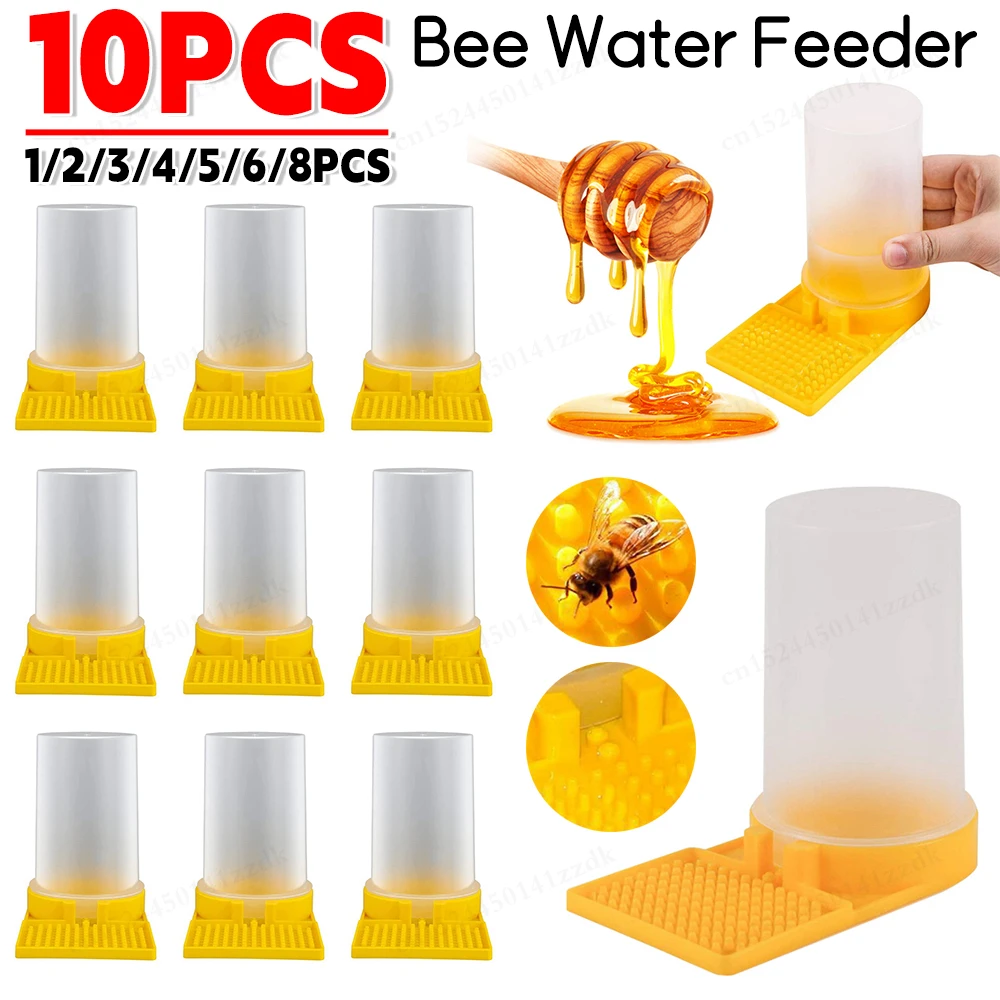 1/2PCS ungiftig Bee Feeder Honig Biene Nest Tür Fütterung Trinkwasser Box Bienenzucht Wasser Dispenser Bewässerung biene Trinker Werkzeug