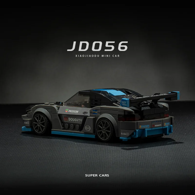 

Car building block model ornaments Eco-friendly ABS material Desktop car creative decoration