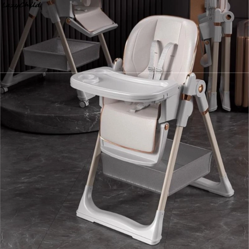 Lazy Child Baby Dining Chair Dinner Multifunctional Foldable Children's Dining Table And Chair Household Portable Baby Seat