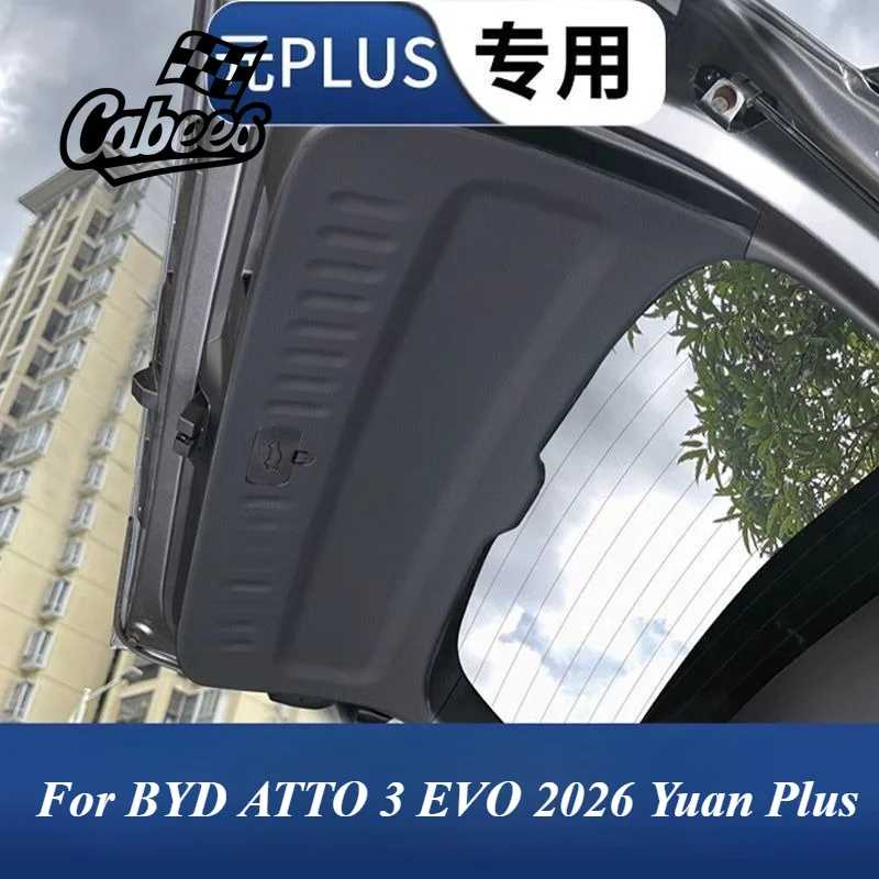 Image of Für BYD ATTO 3 EVO 2026 Yuan Plus Kofferraumtür Innen-Schutzpolster Anti-Kratz-Heckklappen-Schutzmatte Aufkleber Seitenabdeckung